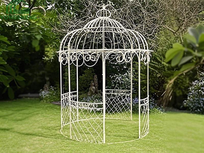 Elegant Metal Garden Gazebo: Timeless Outdoor Retreat